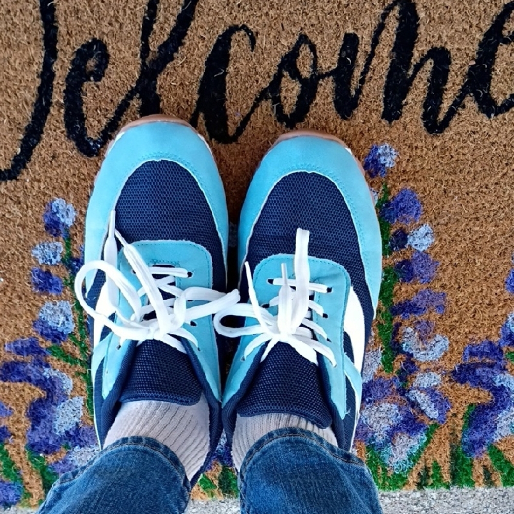 Cute Blue Sneakers